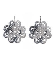 Banjara Jewellery - Wild Shamrock Earrings (Sterling Silver)