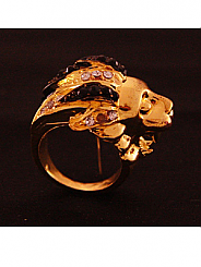 chosen By - Gold Lion Ring
