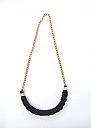 Black Cocoon Necklace