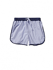 Blue White Stripe Retro Short
