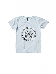 Light Blue Tee Sleepy Valley Croquet Club