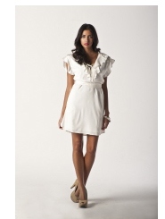 pearl white - lulu dress
