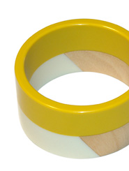 Abstract Puzzle Bangle Buttercup
