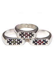 Banjara Jewellery - Tribal Signet Ring (Sterling Silver)
