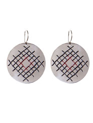 Banjara Jewellery - Tribal Disc Earrings (Sterling Silver)