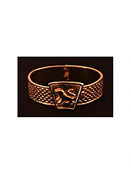 ATAT - Gold checkered Lion Bangle