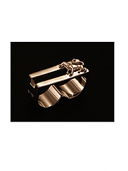 ATAT - Silver Lion 2 Finger Ring