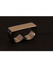 ATAT - Black Plain 2 Finger Ring