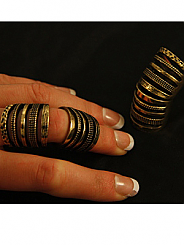 Chosen By - Antique Gold ARMOR Ring