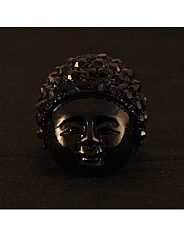 Chosen By - Black Tribal Woman Ring