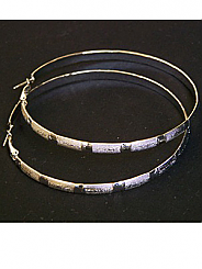 Chosen By - Silver Hoop earrings