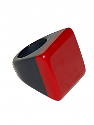 SICILIAN SQUARE RESIN RING