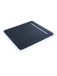 Mousepad with white base