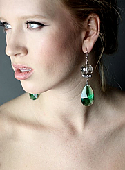 Emerald Drop Earrings