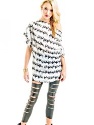 Slashed Leggings