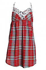 Red Tartan Night Dress