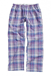 Purple Check Pant