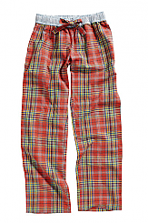 Orange Check Pant