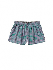 Green Vintage Check Shorts