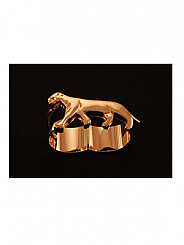 ATAT - Gold panther 2 Finger Ring