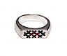 Tribal Signet Ring Maroon