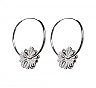 Wild Daisy Hoop Earrings