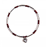 Tribal Wrapped Bangle Maroon