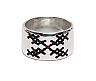 Tribal Flower Ring Wine