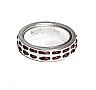 Tribal Pattern Dash Ring Wine