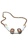 White Cocoon Necklace